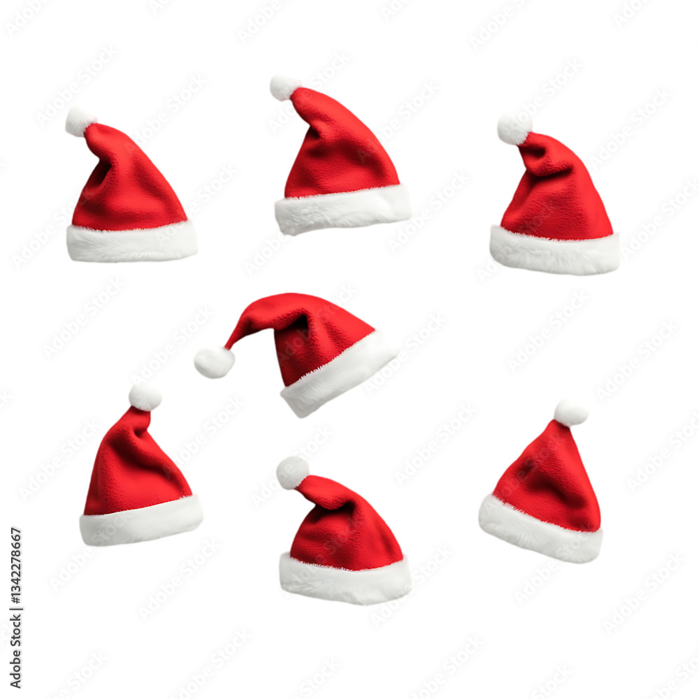 Santa Hats: Xmas Background Santa Hats: Xmas Background