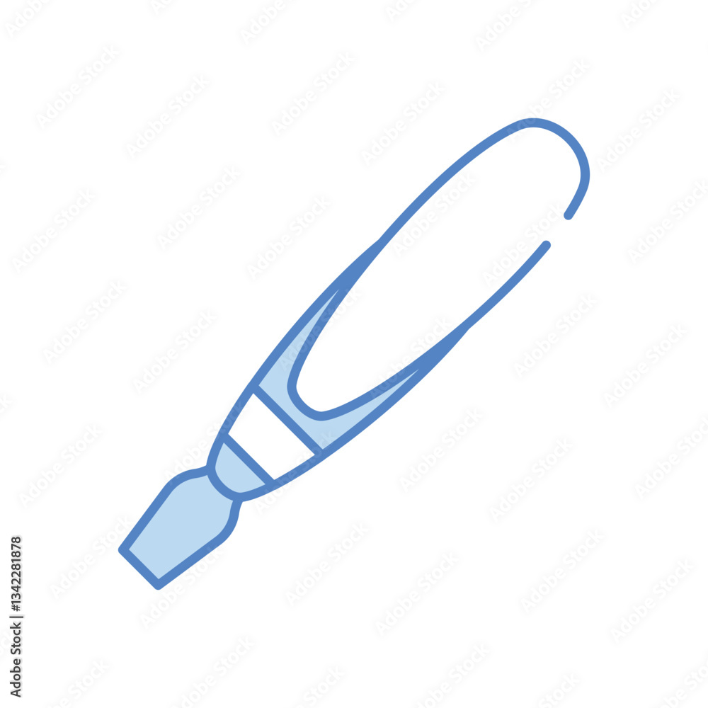 Microneedling Pen vector icon stock illustration Microneedling Pen vector icon stock illustration