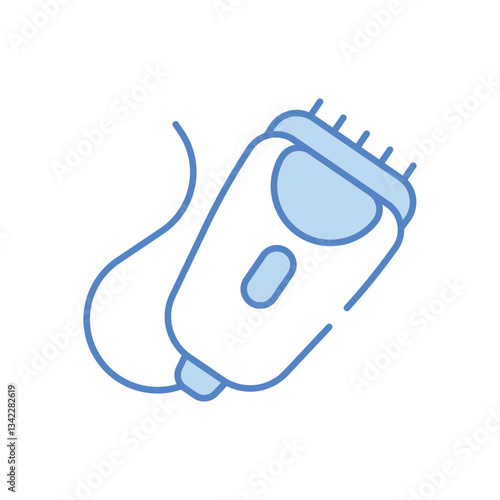 Hair Clippers vector icon stock illustration