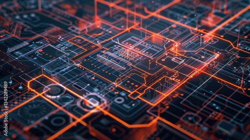 Wallpaper Mural Advanced processing aesthetic digital intuition engine, showcasing elegant technological design blur with intelligent pattern recognition. Torontodigital.ca