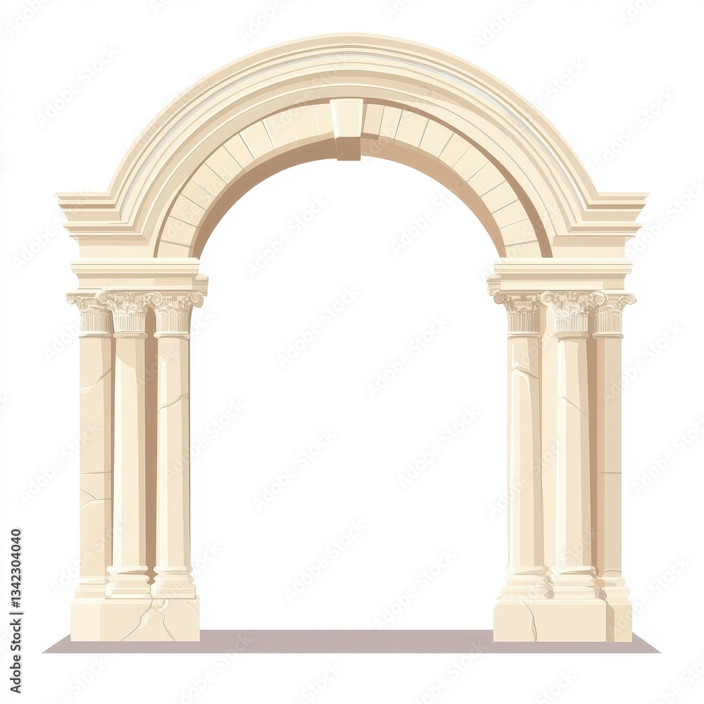 Obraz premium ancient greek columns