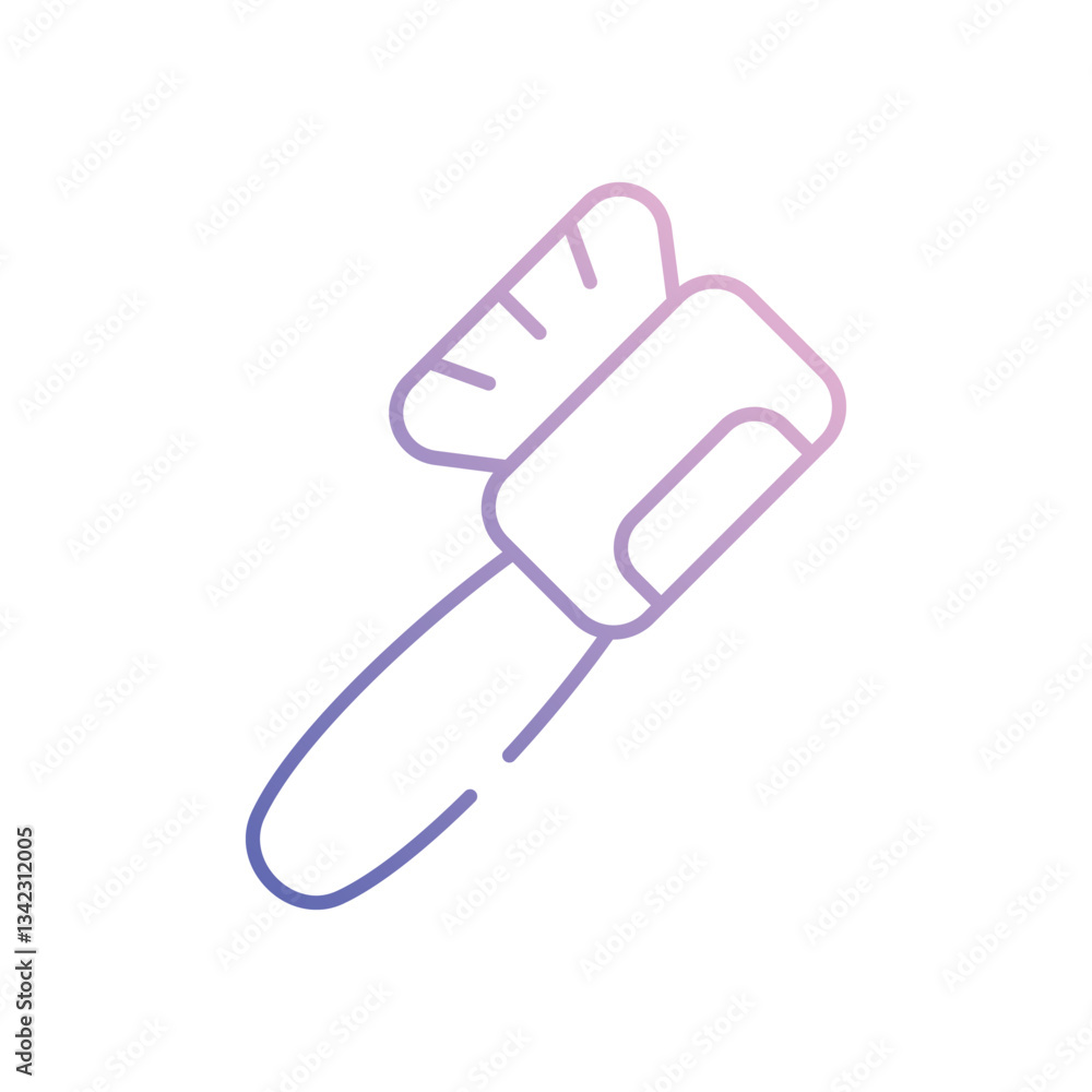 Body Scrub Brush vector icon stock illustration Body Scrub Brush vector icon stock illustration