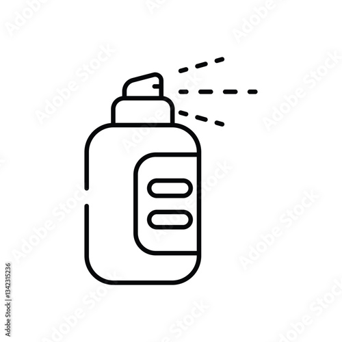 Hydration Mist Device vector icon stock illustration