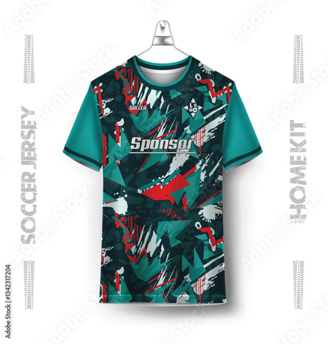 Vector jersey Background design for sublimation sport t shirt design
