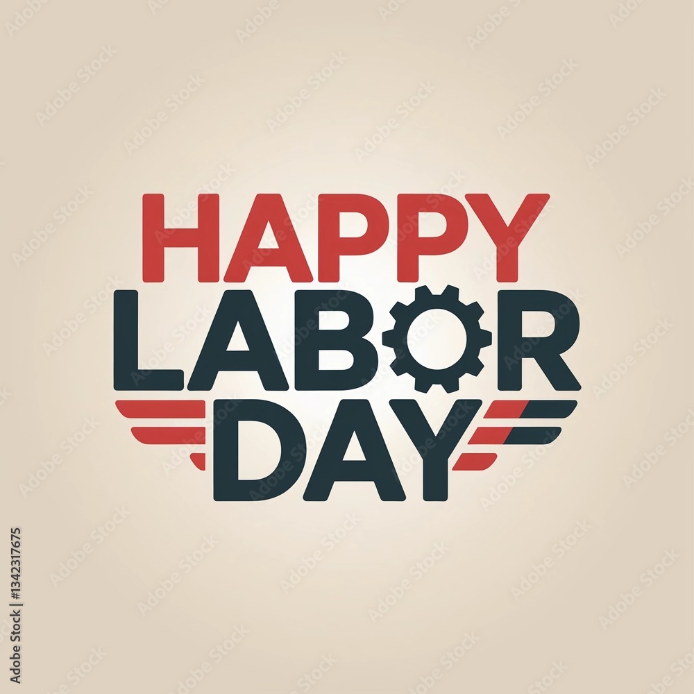 Fototapeta premium Celebrate Labor Day: Honoring Workers with day of recognition and rest