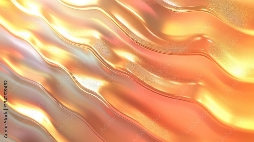 Abstract Gold and Peach Waves Background Texture Abstract Gold and Peach Waves Background Texture