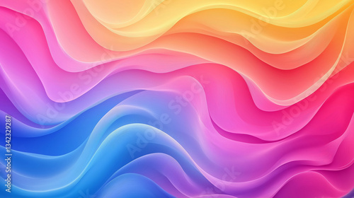 Trendy Gradient Background with Smooth Color Transitions and Glow