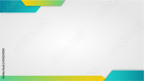 Tosca Green Gradation Geometric Element