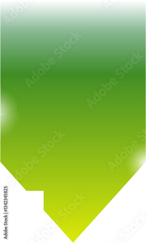 Abstract Green Gradient Element