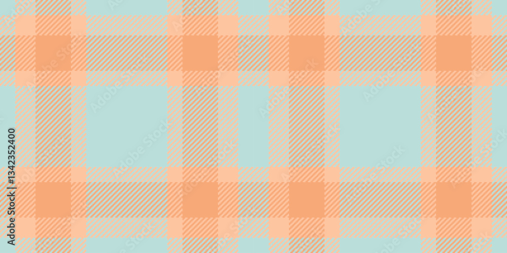 Pastel peach and mint green plaid pattern. Perfect for textile design, wallpaper, branding, or web backgrounds. This soft, minimalist design evokes feelings of calm and serenity. Pastel peach and mint green plaid pattern. Perfect for textile design, wallpaper, branding, or web backgrounds. This soft, minimalist design evokes feelings of calm and serenity.