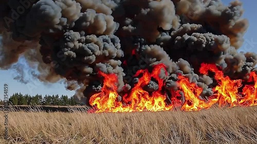 fire in the park