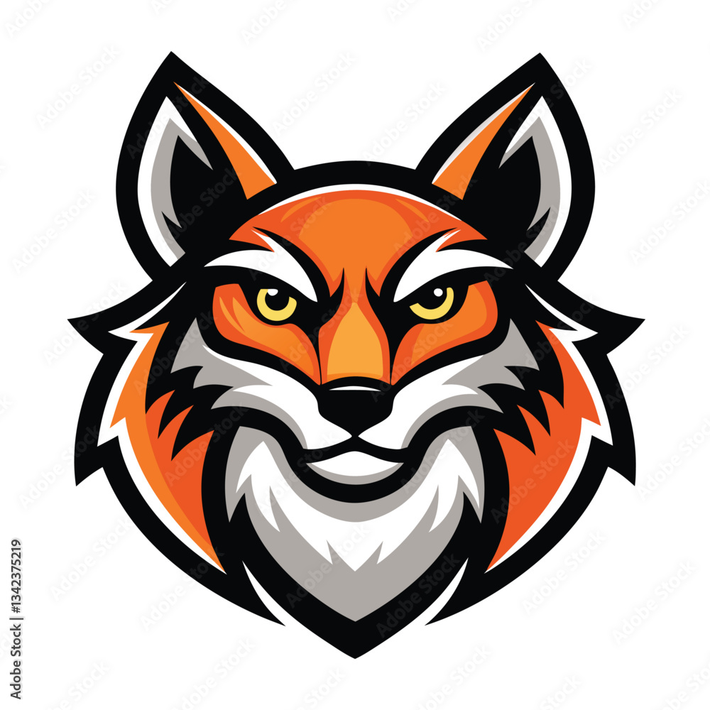 Obraz premium Intriguing Logo Design Featuring a Majestic Animal Silhouette