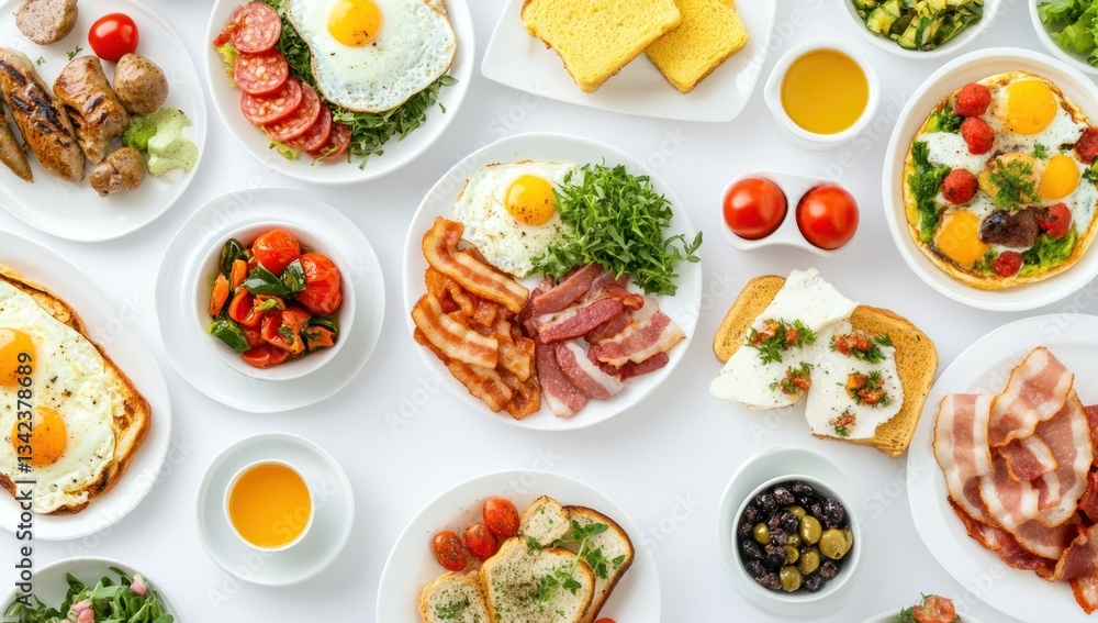 A Delicious and Hearty Breakfast Spread A Delicious and Hearty Breakfast Spread