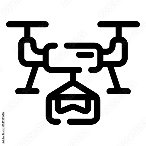 drone delivery icon