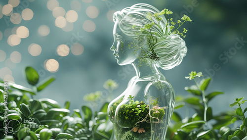 close up of green plant