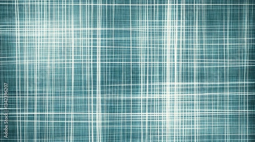 Abstract Teal and White Grid Pattern Texture Background