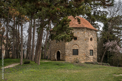 Obraz na płótnie The mausoleum of Idris Baba w salonie