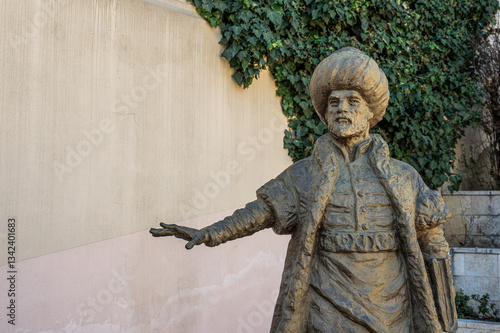 Obraz na płótnie statue İbrahim Peçevi w salonie