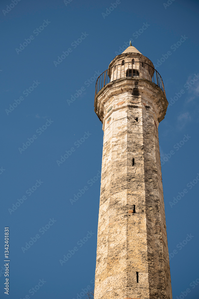 the minaret of Jakovali Hassan Pasha Mosque