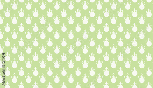 unusual light green seamless vector pattern