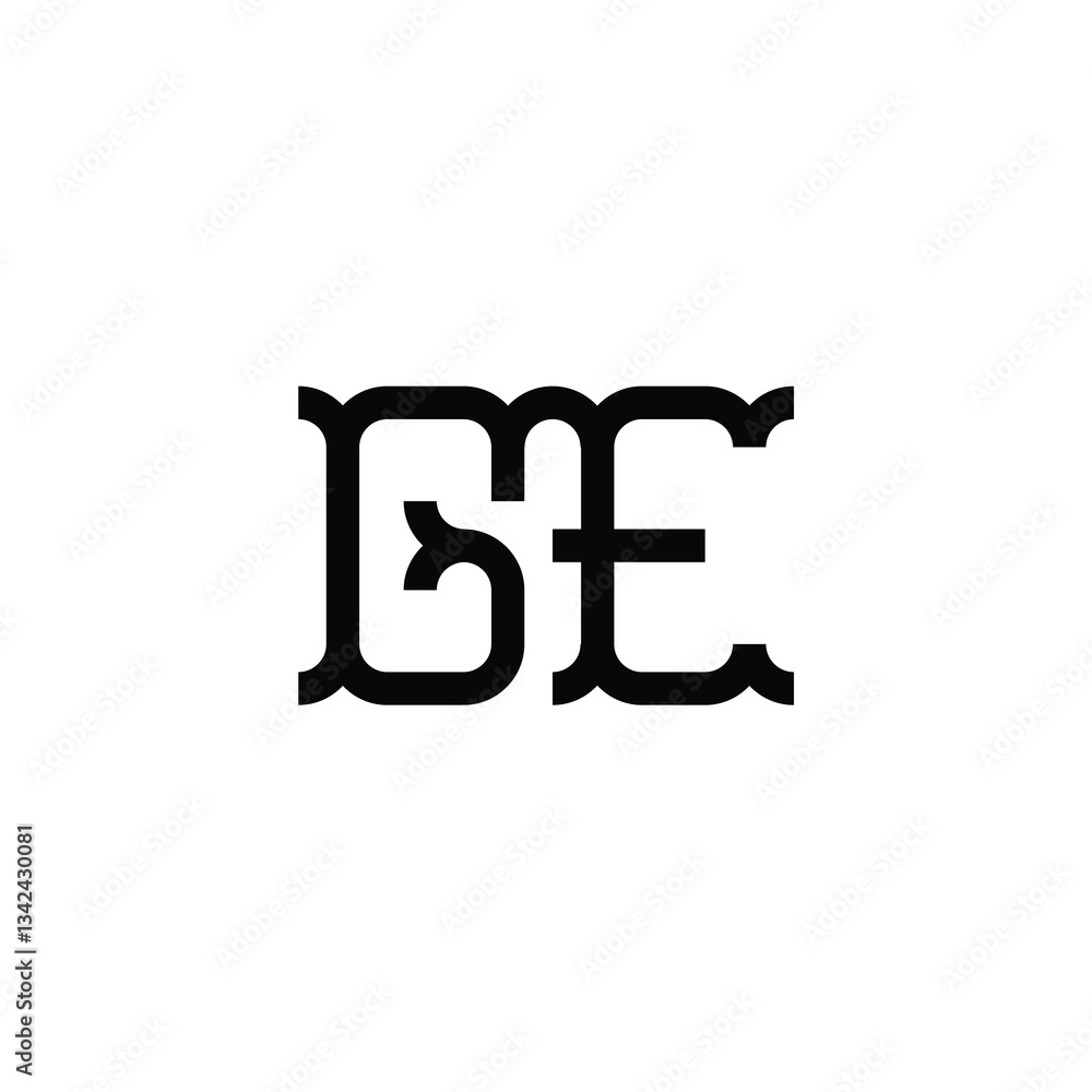 GE monogram logo design letter text name symbol monochrome logotype alphabet character simple logo GE monogram logo design letter text name symbol monochrome logotype alphabet character simple logo