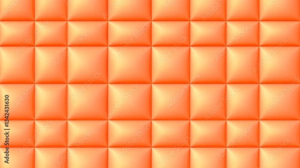 Naklejka premium Orange Geometric Pattern Background