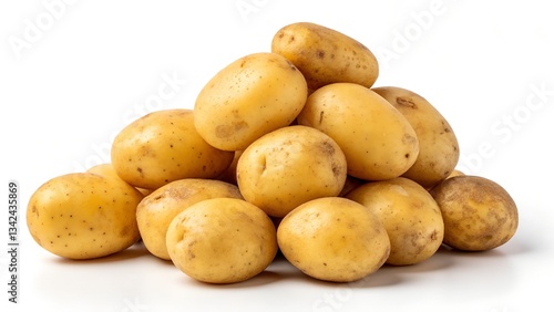 Fresh Potatoes Piled Up