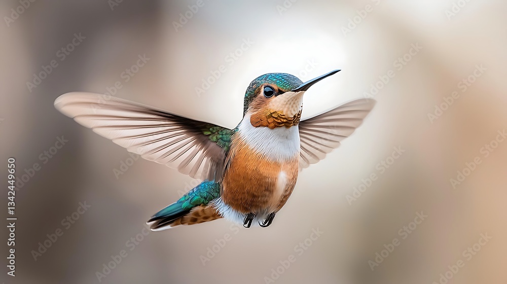 Fototapeta premium Hummingbird in flight
