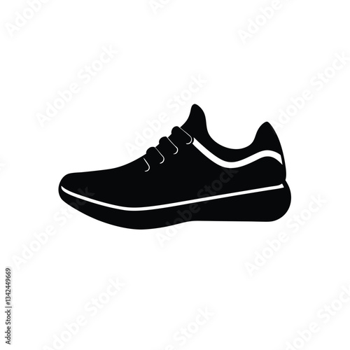 sneakers isolated on white background vector illustration
