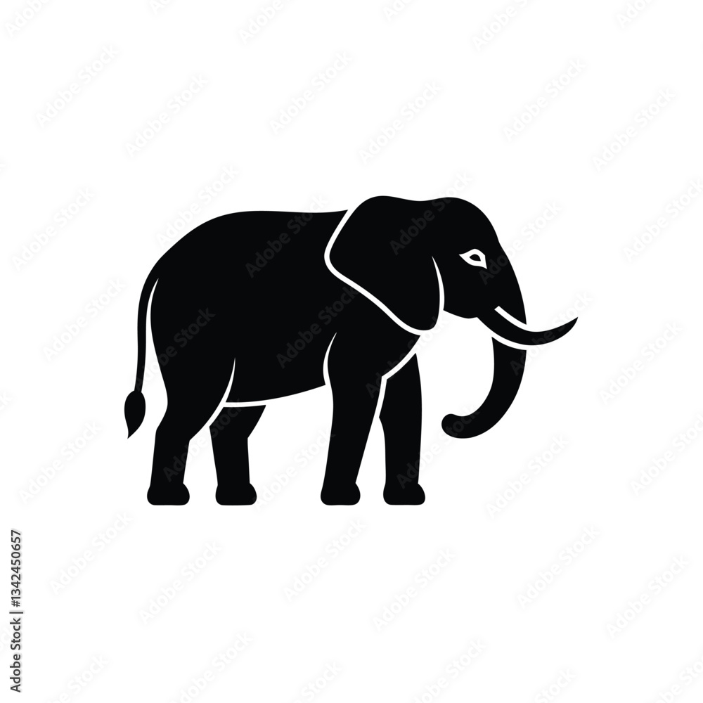 Fototapeta premium elephant vector illustration
