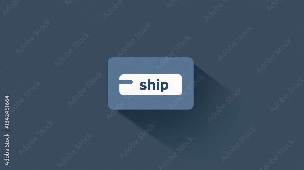 Simple Blue Button with Text and Icon on Dark Background for User Interface Design Simple Blue Button with Text and Icon on Dark Background for User Interface Design