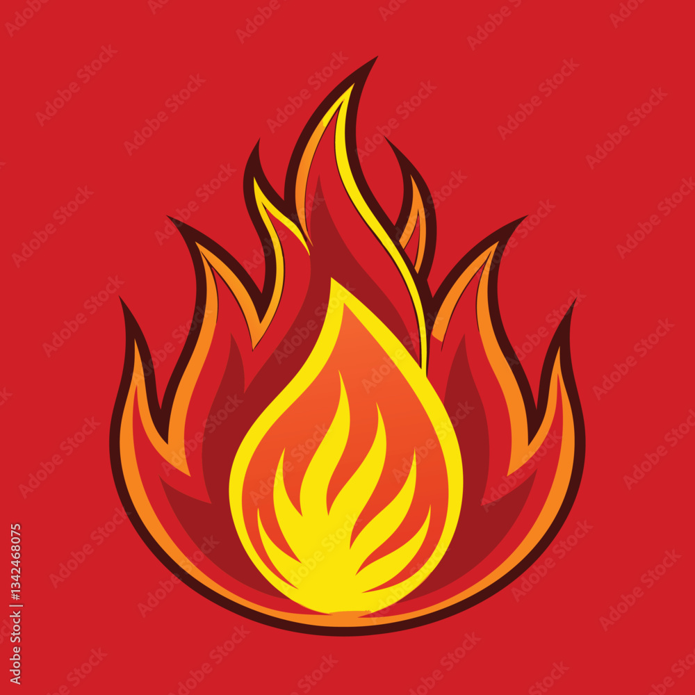 fire flames vector illustration fire flames vector illustration