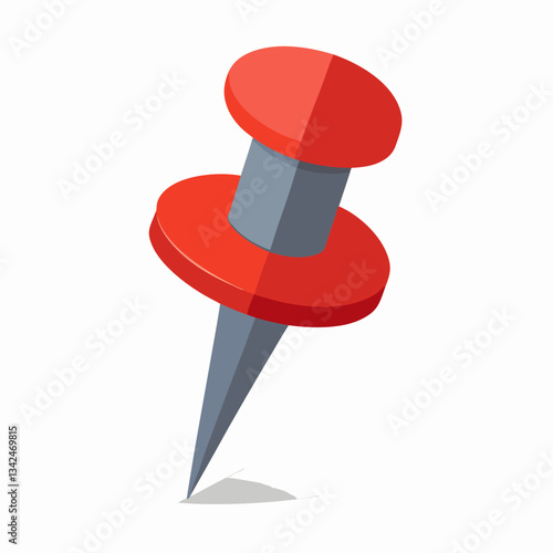 red push pin