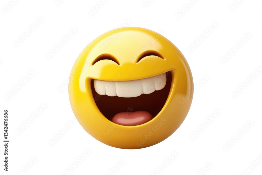 Fototapeta premium Laughing Emoji.