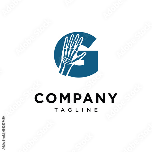Letter G Wrist Surgery Logo Icon