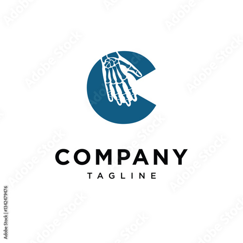 Letter C Wrist Surgery Logo Icon