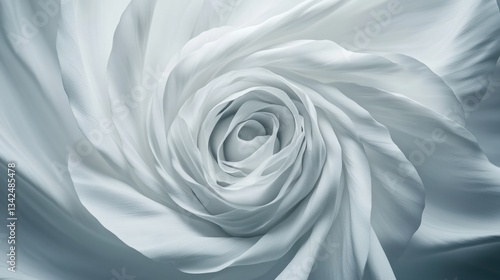 Whimsical White Rose Petals in a Whirlwind of Elegance and Grace