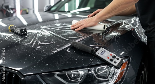 Installing PPF cars protective film