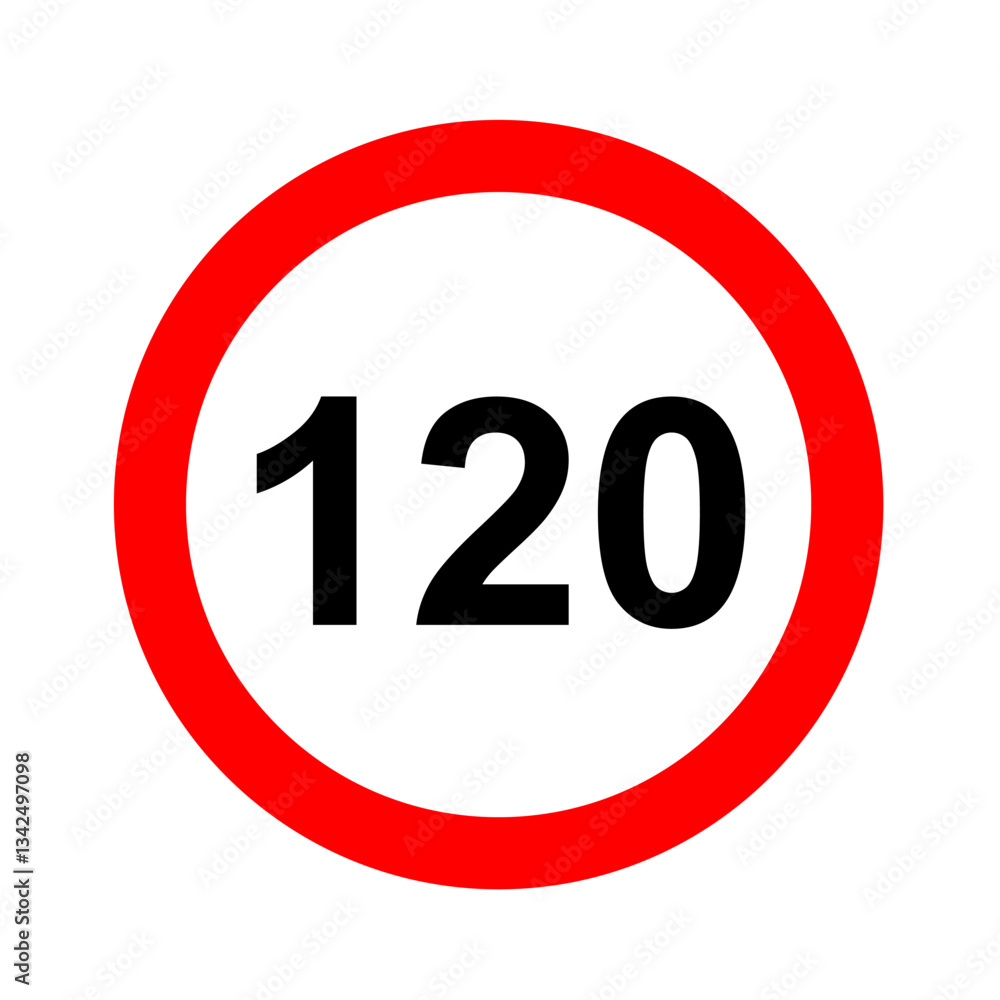 Road speed limit 120 Road speed limit 120