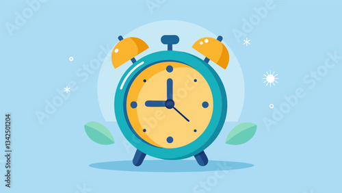 Obraz na płótnie A gentle alarm that goes off every 45 minutes prompting you to step away from your computer and relax for a few minutes.. Vector illustration w salonie