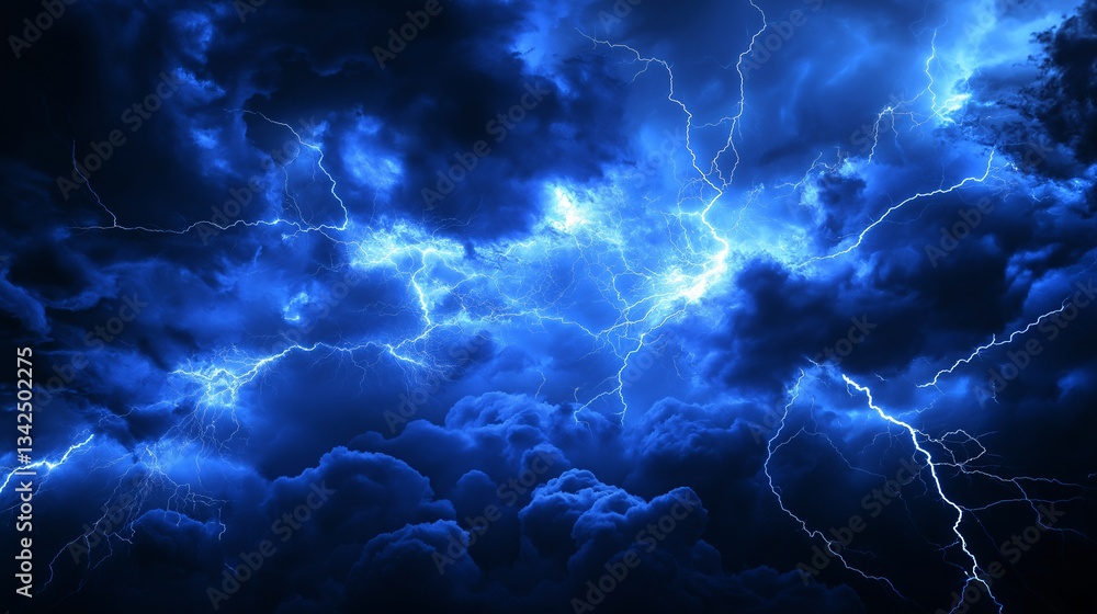 Spectacular Lightning Storm with Illuminated Clouds: Nature's Powerful Thunder and Dynamic Sky Aesthetic Spectacular Lightning Storm with Illuminated Clouds: Nature's Powerful Thunder and Dynamic Sky Aesthetic