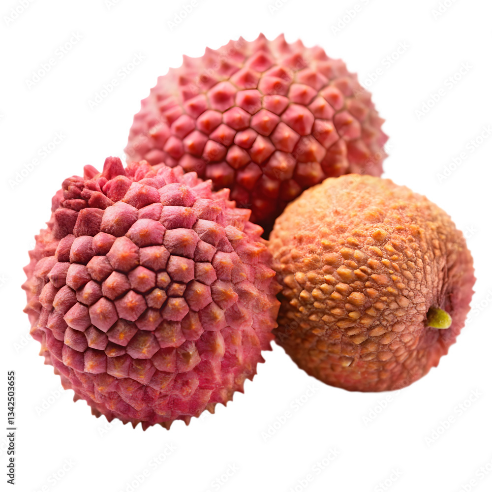 Lychee fruit isolated on transparent background Lychee fruit isolated on transparent background