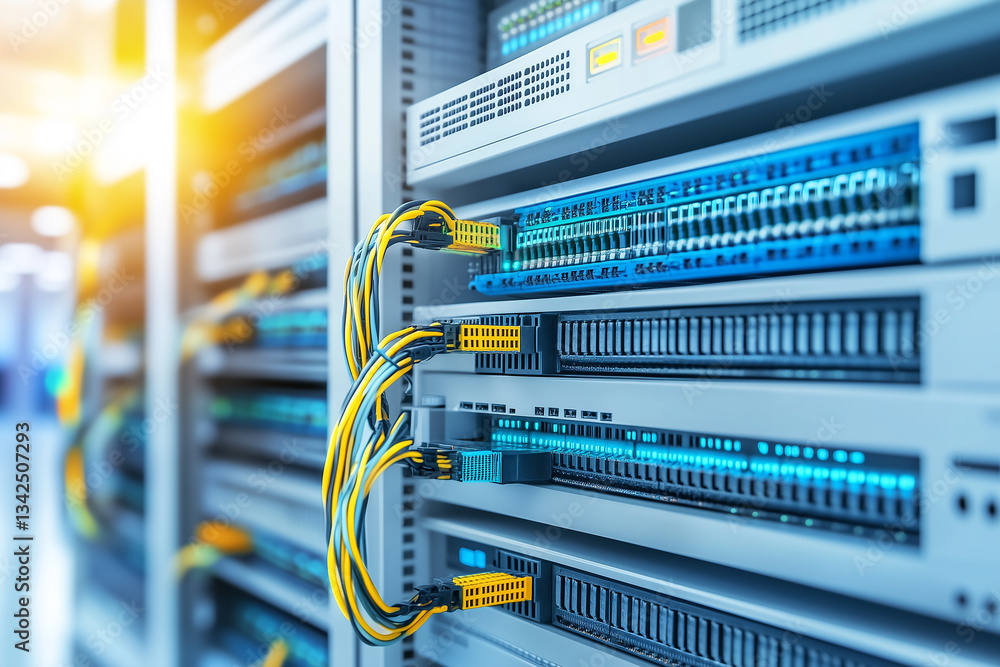 Ethernet Switches and Cables in a Data Center for Local Area Network Connectivity Ethernet Switches and Cables in a Data Center for Local Area Network Connectivity