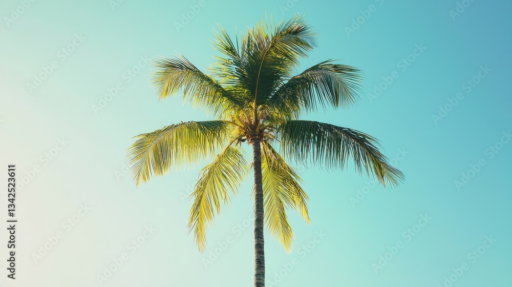 Young palm tree Young palm tree