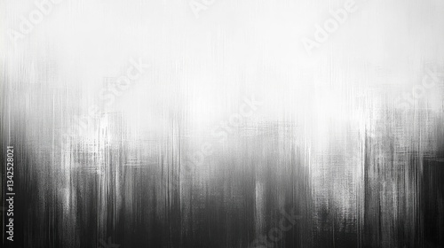 Abstract Grayscale Texture Background With Vertical Lines and Gradients of Shades Of Gray And Black And White. Design For Wallpaper Or Backdrop. A Minimalist, Modern, Or Industrial Inspired Artistic