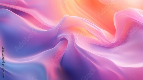 Wallpaper Mural Abstract Pink Purple Orange Fabric Draped Texture Backgrounds for Art Design Ideas and Decoration Themes. Pastel Soft Smooth Flowing Color Gradient Style and Texture. Colorful Elegant Luxury Torontodigital.ca