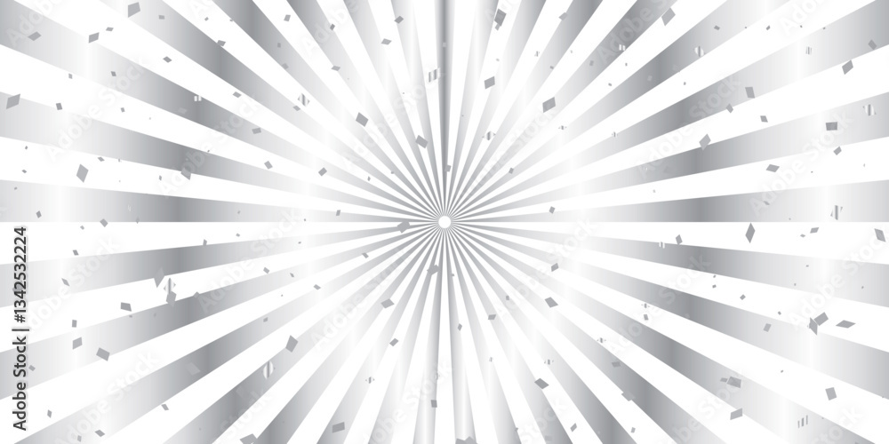 Obraz premium フレーム スクリーントーン シルエット 背景