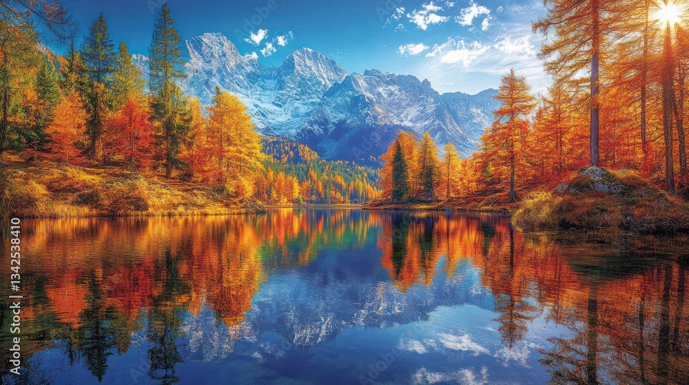 Obraz premium A serene walk through Germanys Bavarian Alps with charming villages 