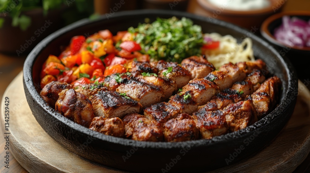 A fragrant cloud of smoky aroma, a symphony of flavors and textures, a tantalizing Turkish doner kebab with succulent chicken and vibrant roasted vegetables, a culinary masterpiece. A fragrant cloud of smoky aroma, a symphony of flavors and textures, a tantalizing Turkish doner kebab with succulent chicken and vibrant roasted vegetables, a culinary masterpiece.