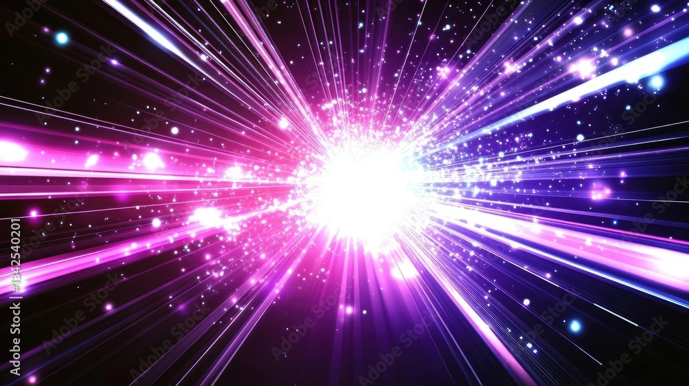 Pink Purple Blue Light Rays Burst Explosion Abstract Background Pink Purple Blue Light Rays Burst Explosion Abstract Background